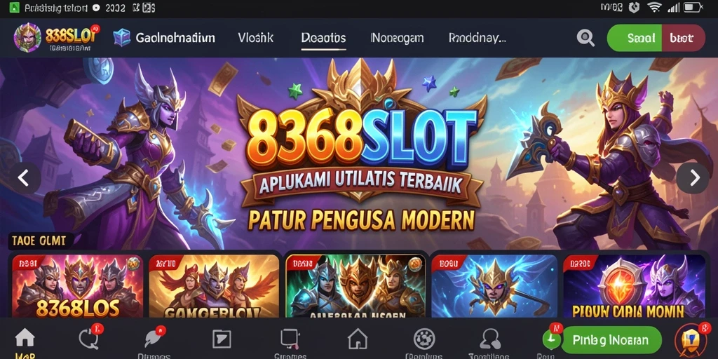 Tampilan dan fitur utama dari 8368SLOT yang memudahkan pengguna.