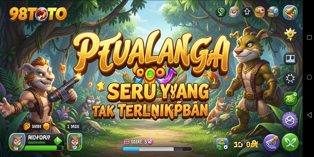 Gameplay seru 98TOTO dengan tantangan petualangan.