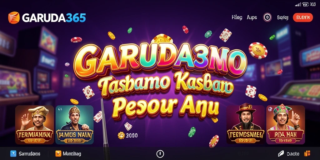 Screenshot gameplay GARUDA365 menampilkan suasana kasino yang seru.