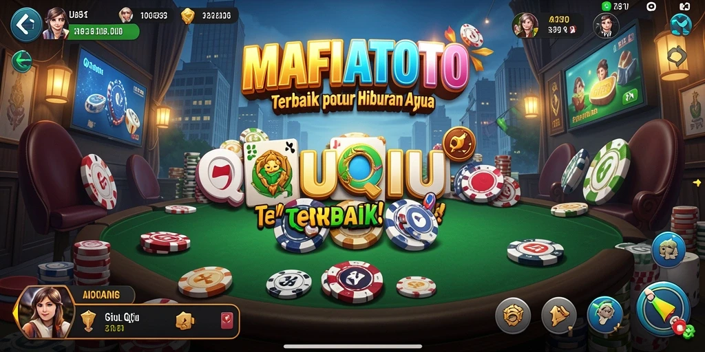 Tampilan gameplay QiuQiu yang menarik dan seru di MAFIATOTO.