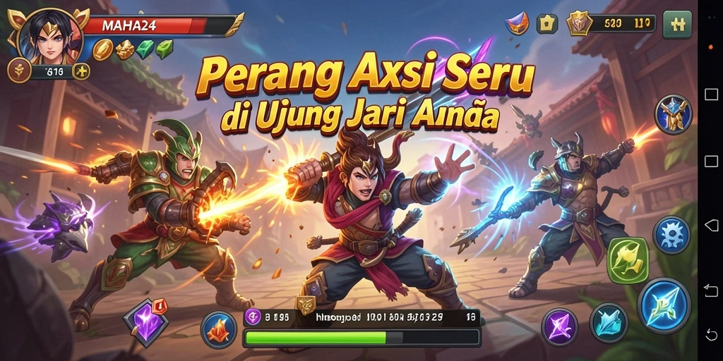 Tampilkan aksi mendebarkan di MAHA24 dengan grafis memukau.