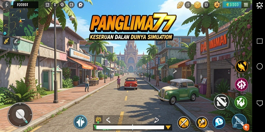 Gameplay PANGLIMA77 dengan grafis menawan dan interaksi menarik.