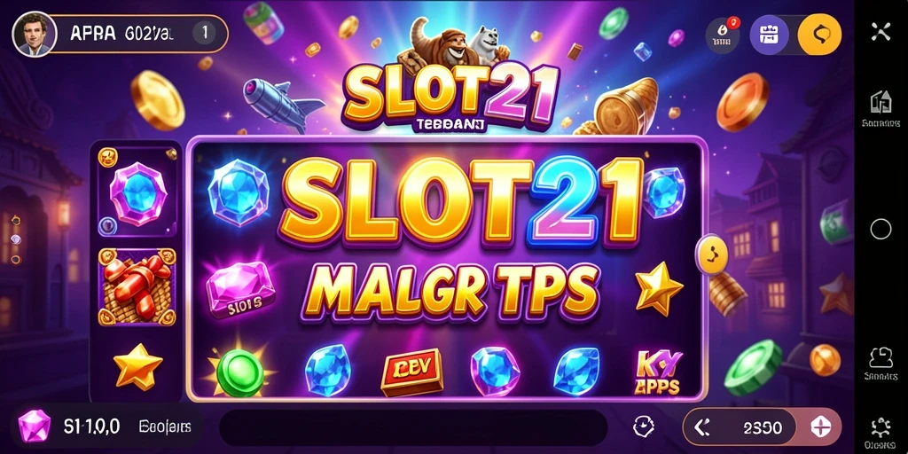 Tangkapan layar utama SLOT21 menunjukkan aksi dan keseruan permainan slot.