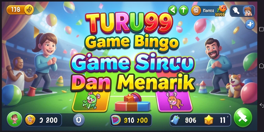 Tampilan gameplay seru dari game Bingo TURU99.