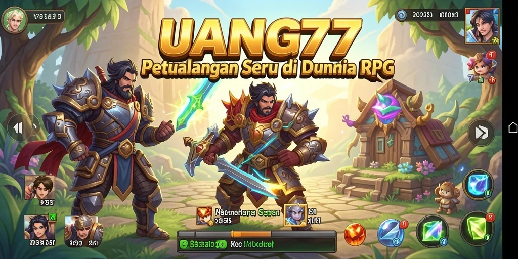 Tampilan gameplay UANG77 yang seru dan memikat.